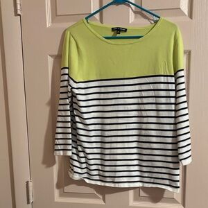 Cable & Gauge Lime Green Top